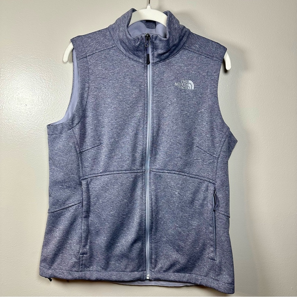 The North Face Women’s Softshell Fleece-Lined Vest Heather Gray Size Large